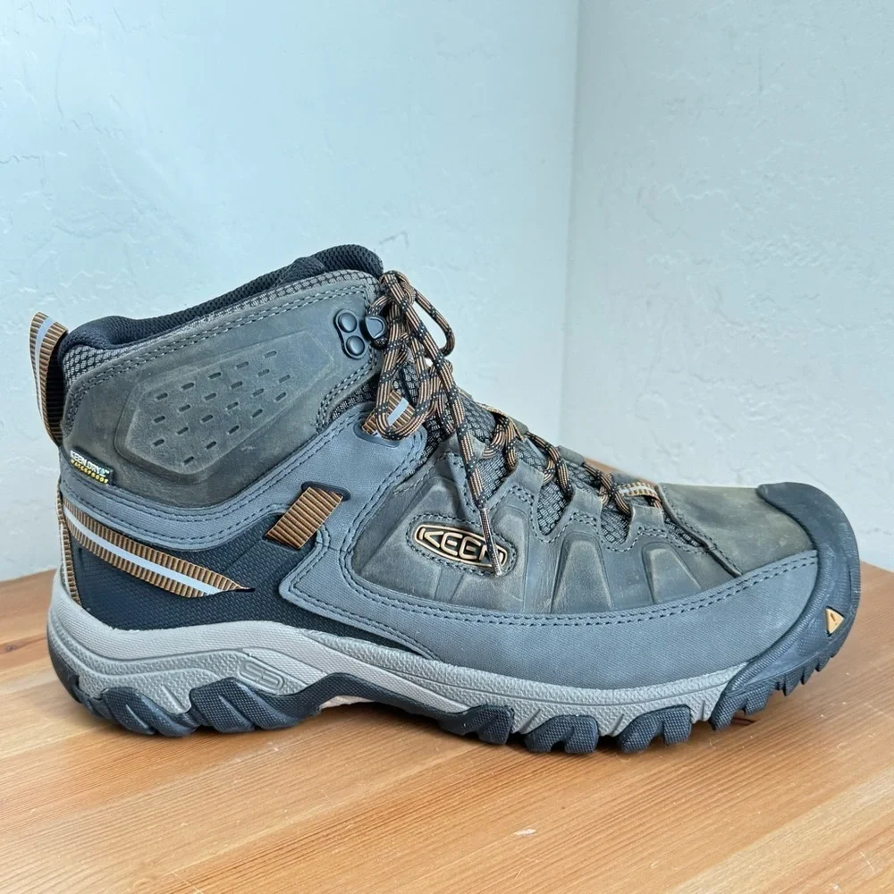 NEW Keen Targhee III MID WP Black Olive/ Golden Brown Men’s Size 12